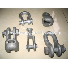 insulation strain clamp electric line hardware power pole line hardware fitting overhead transmission line accessories